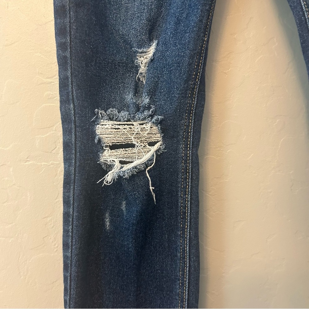 Old Navy high rise rockstar super skinny distressed jeans size 4 - Picture 8 of 16